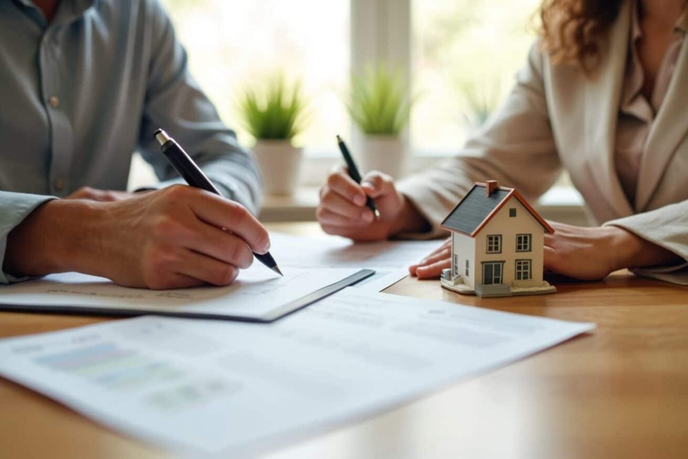 Acte de vente notarié mentionnant la superficie loi Carrez d'un appartement en copropriété