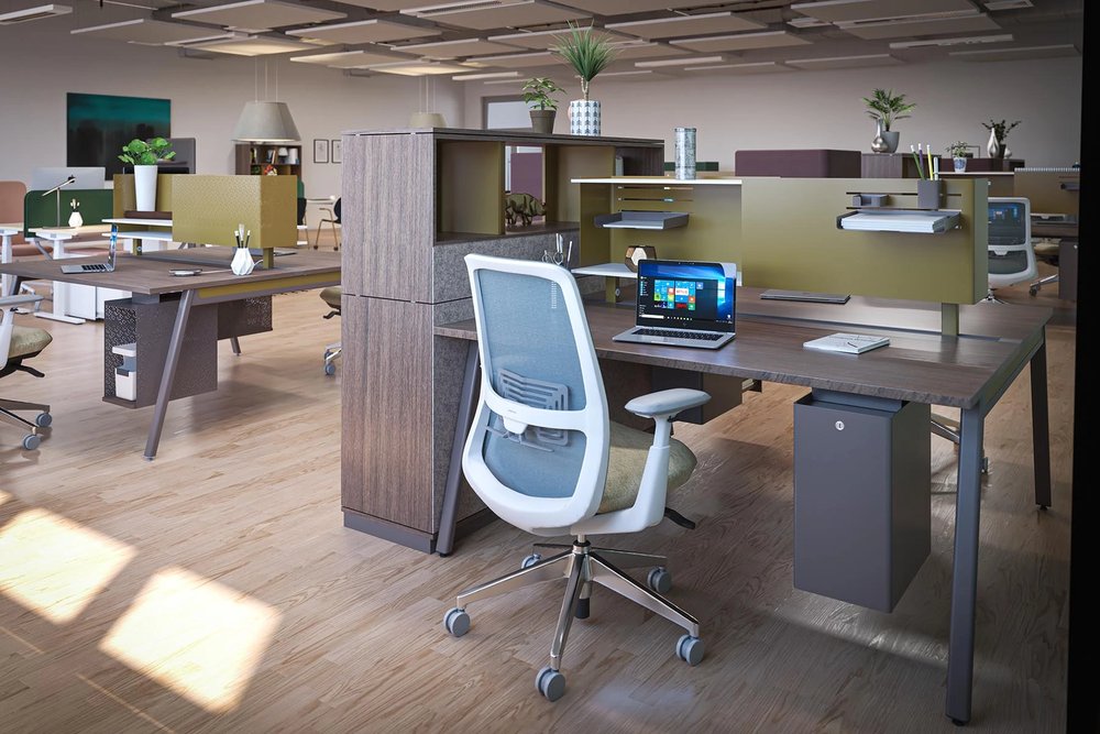 Réaménagement intérieur d'un espace tertiaire professionnel sans modification de façade