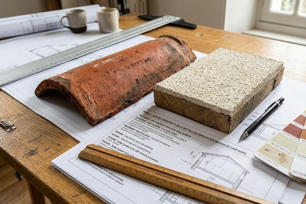 Insertion paysagère 3D et plans techniques pour validation par l'Architecte des Bâtiments de France