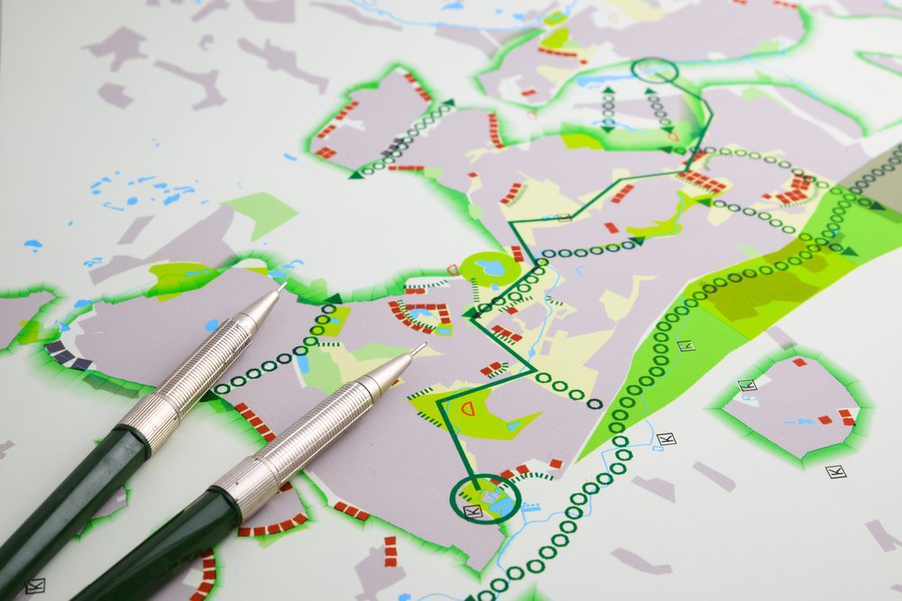 Carte communale délimitant les zones constructibles d'une commune rurale sans PLU