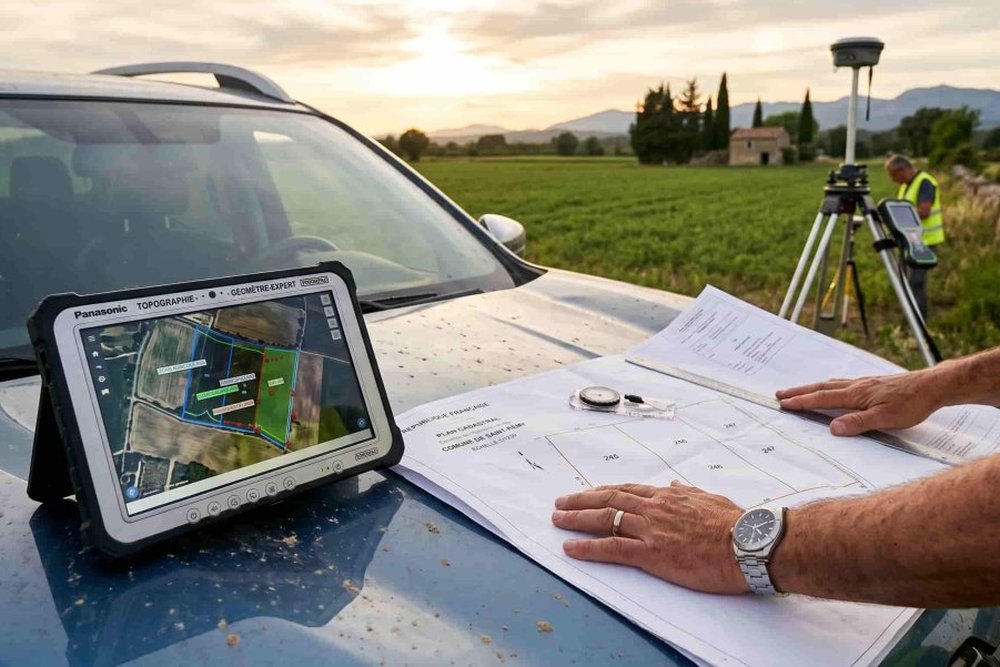 Schéma des zones constructibles U et non constructibles N d'une carte communale