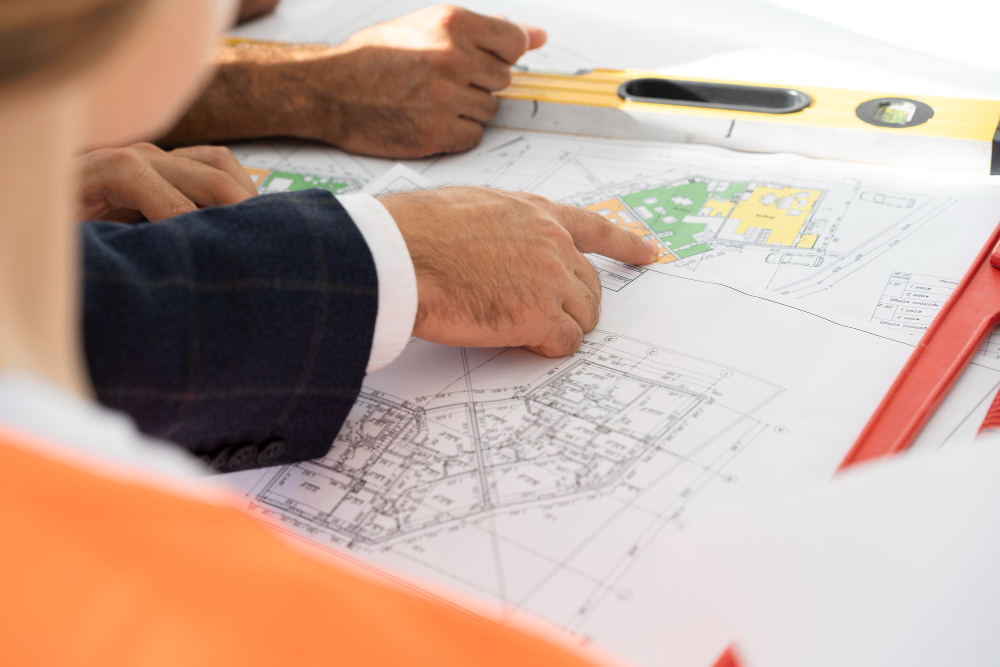 Service urbanisme d'une mairie française pour le dépôt d'un dossier de permis de construire