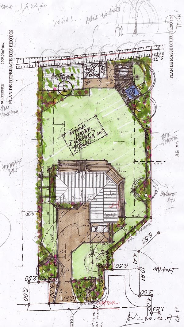 Plan de masse - Documents permis de construire