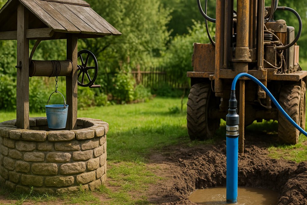 Puits domestique aménagé dans un jardin privé, ouvrage de prélèvement d'eau souterraine soumis à déclaration en mairie