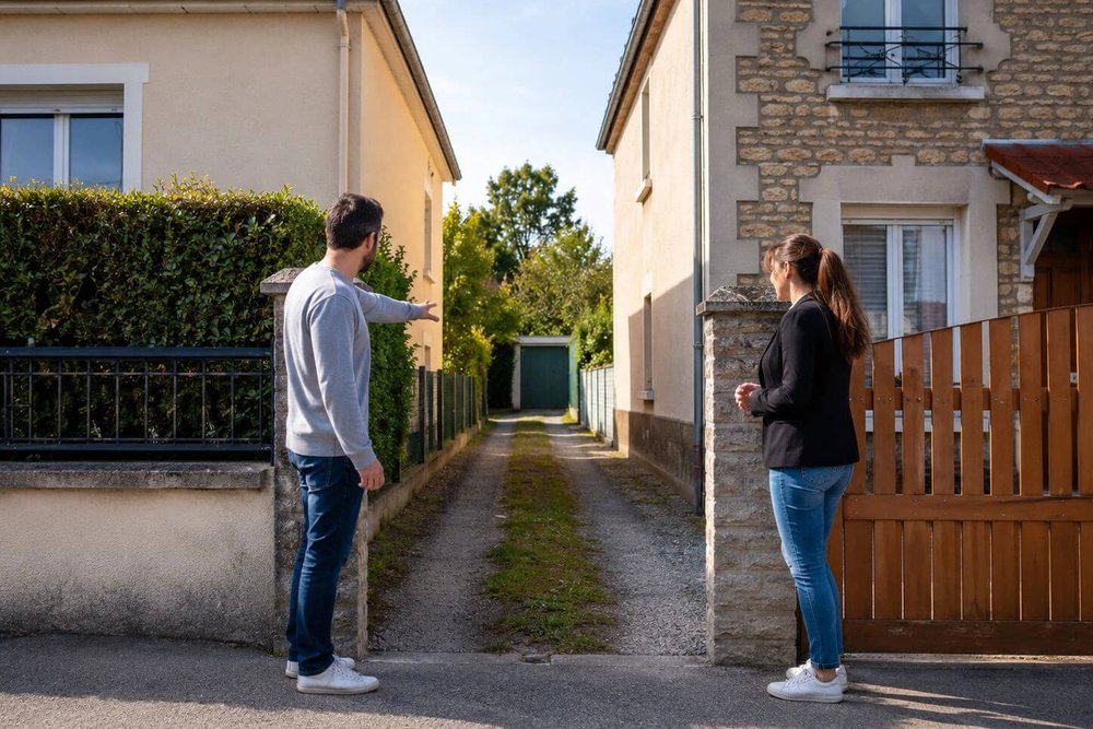 Vérification des servitudes de passage et de réseaux sur un terrain avant le dépôt d'un permis de construire